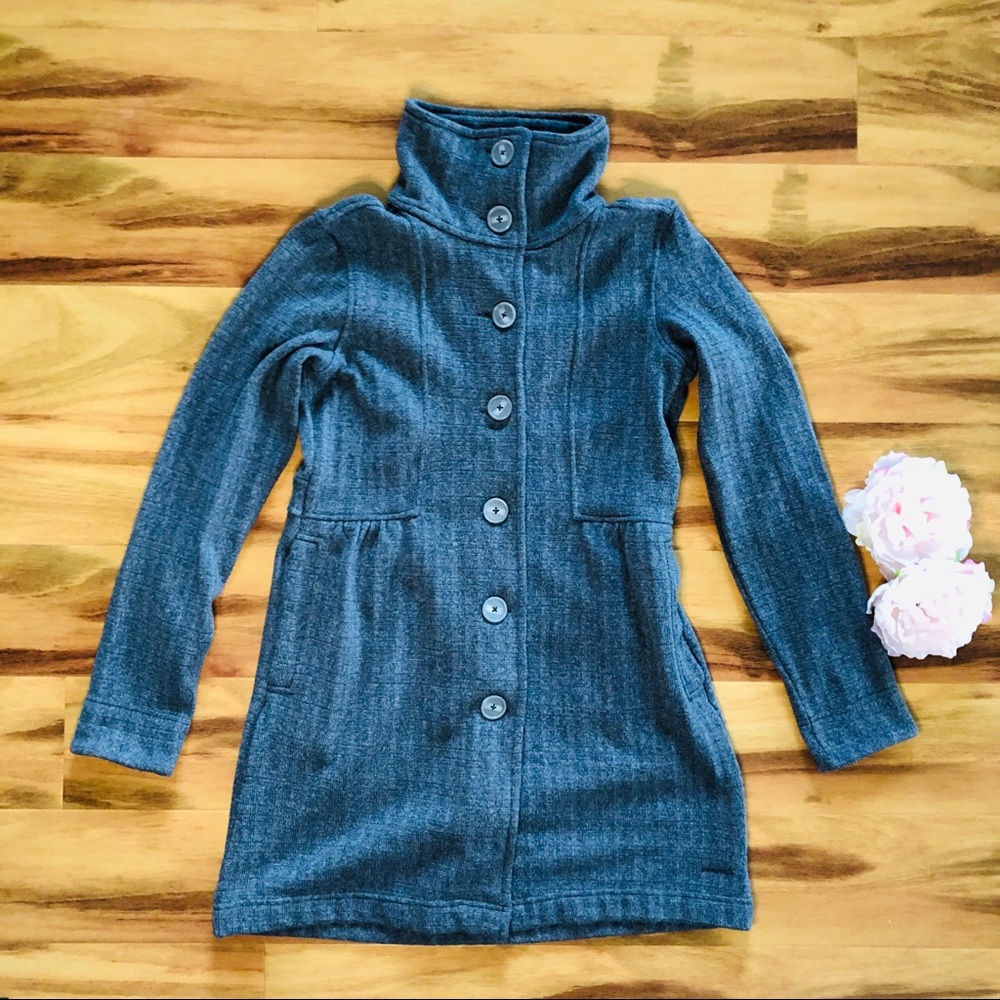 Patagonia Women's 100% Polyester Grey Coat Sz M